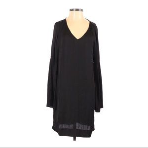 Minkpink Black Bell Sleeve Shift Dress